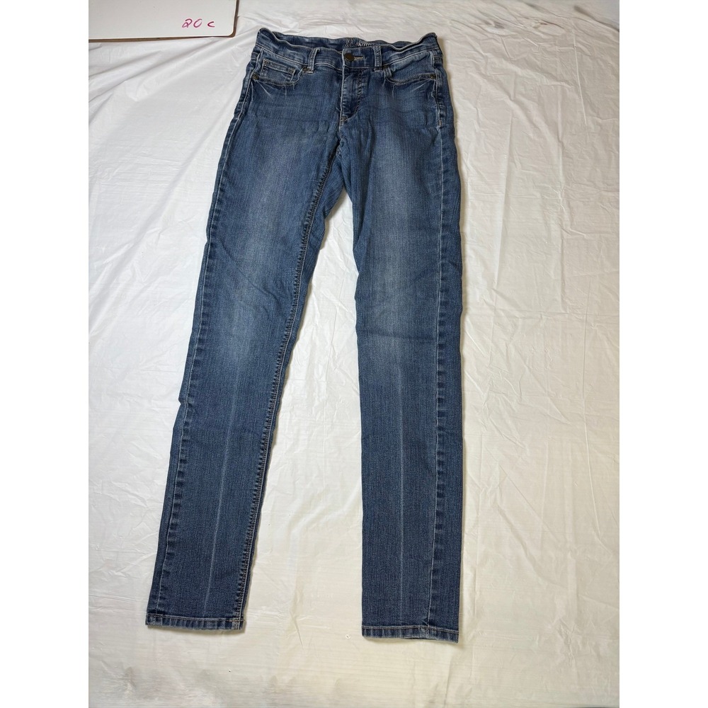 NY&C Skinny Jeans Women Size 0 Blue Denim Stretch Classic Fit Casual Pants